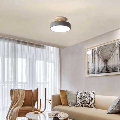 Ceiling Light Wood Acrylic Bedroom