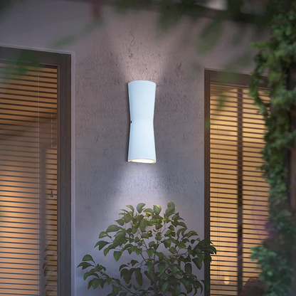 Modern Outdoor Wall Lamp - White