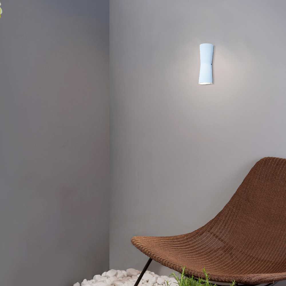 Modern Outdoor Wall Lamp - White