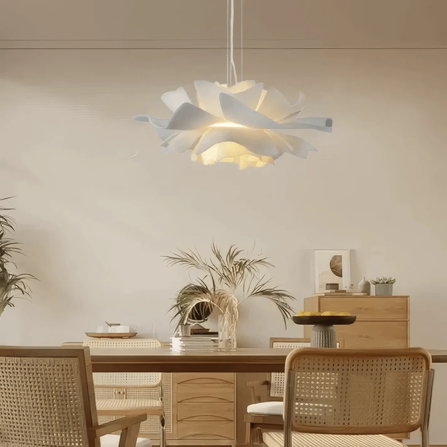 Modern Flower-Shaped Pendant Light
