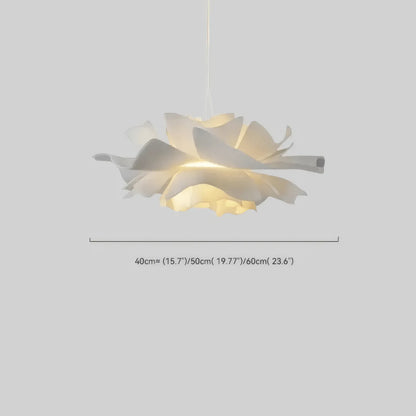 Modern Flower-Shaped Pendant Light Dimension