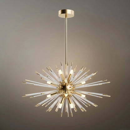 Excelis Organic Crystal Chandelier – Ethereal Shape Whimsical Storybook Charm Kitchen Island