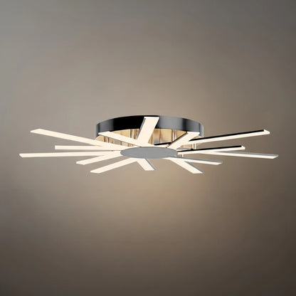 Nebula Modern Star Radiating Ceiling Light – Black/GoldAcrylic Rods for Living Room