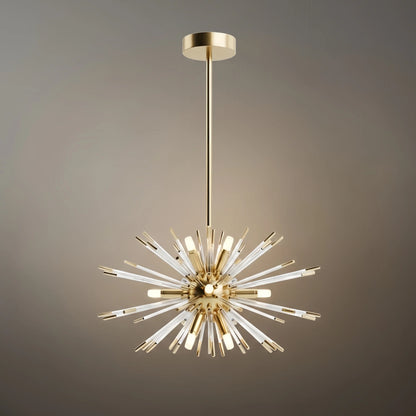 Excelis Organic Crystal Chandelier – Ethereal Shape Whimsical Storybook Charm Kitchen Island