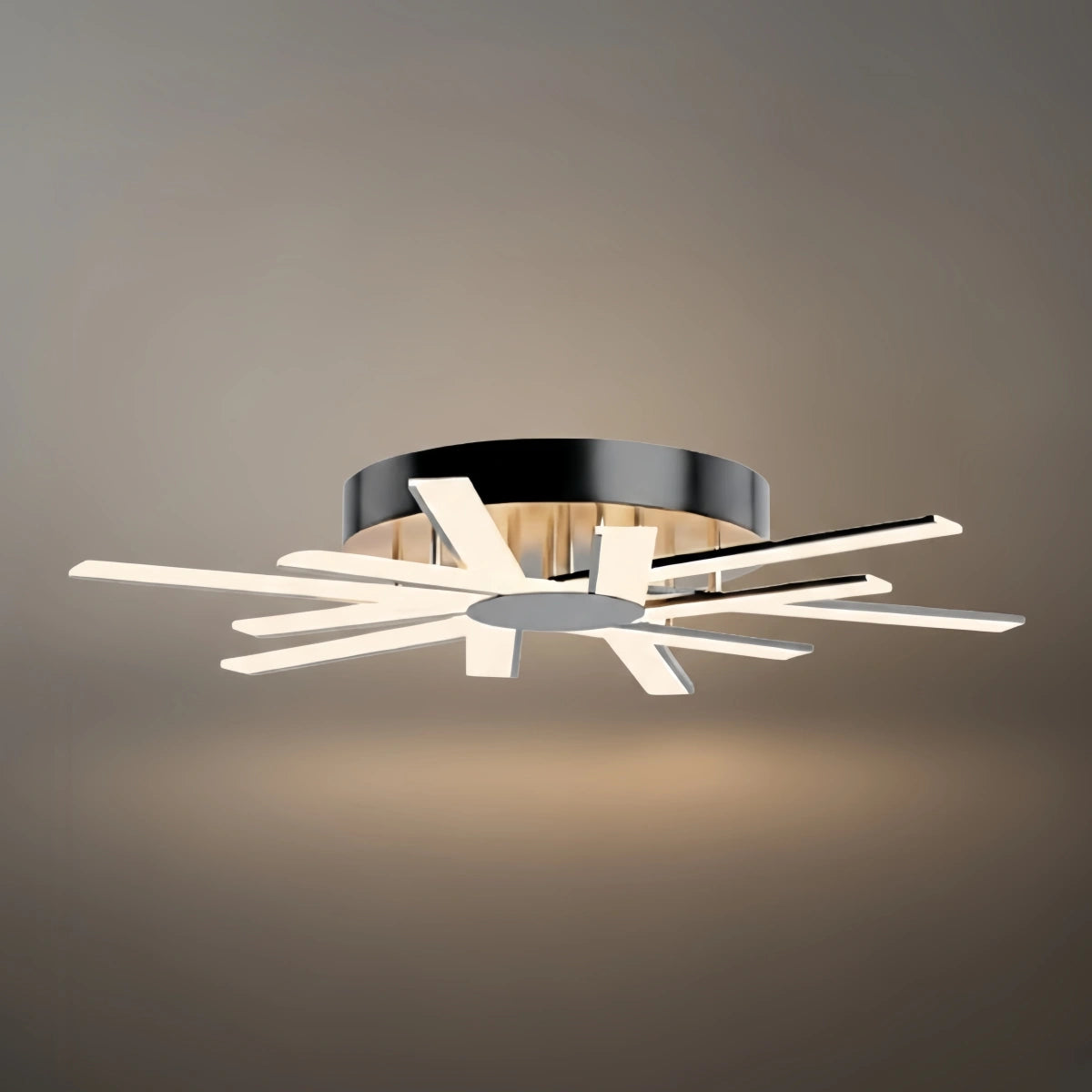 Nebula Modern Star Radiating Ceiling Light – Black/GoldAcrylic Rods for Living Room