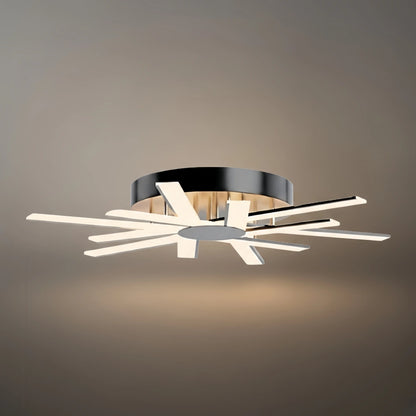Nebula Modern Star Radiating Ceiling Light – Black/GoldAcrylic Rods for Living Room
