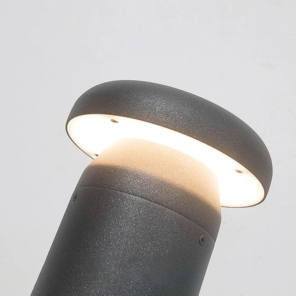 Minimalist Cylindrical Outdoor Pathway Lamp