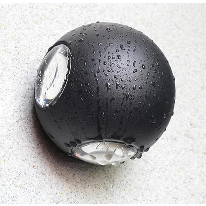 Modern Globular Outdoor Wall Lamp