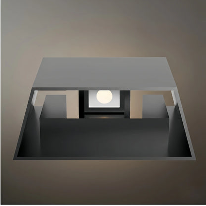 Minimalist Stainless Steel Outdoor Wall Sconce – Modern Exterior Light with Solar or Wired Power