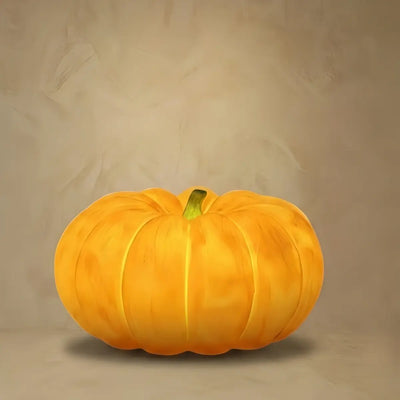 Vivara Farmhouse Pumpkin Floor Lamp--Resin for Outdoor Courtyard