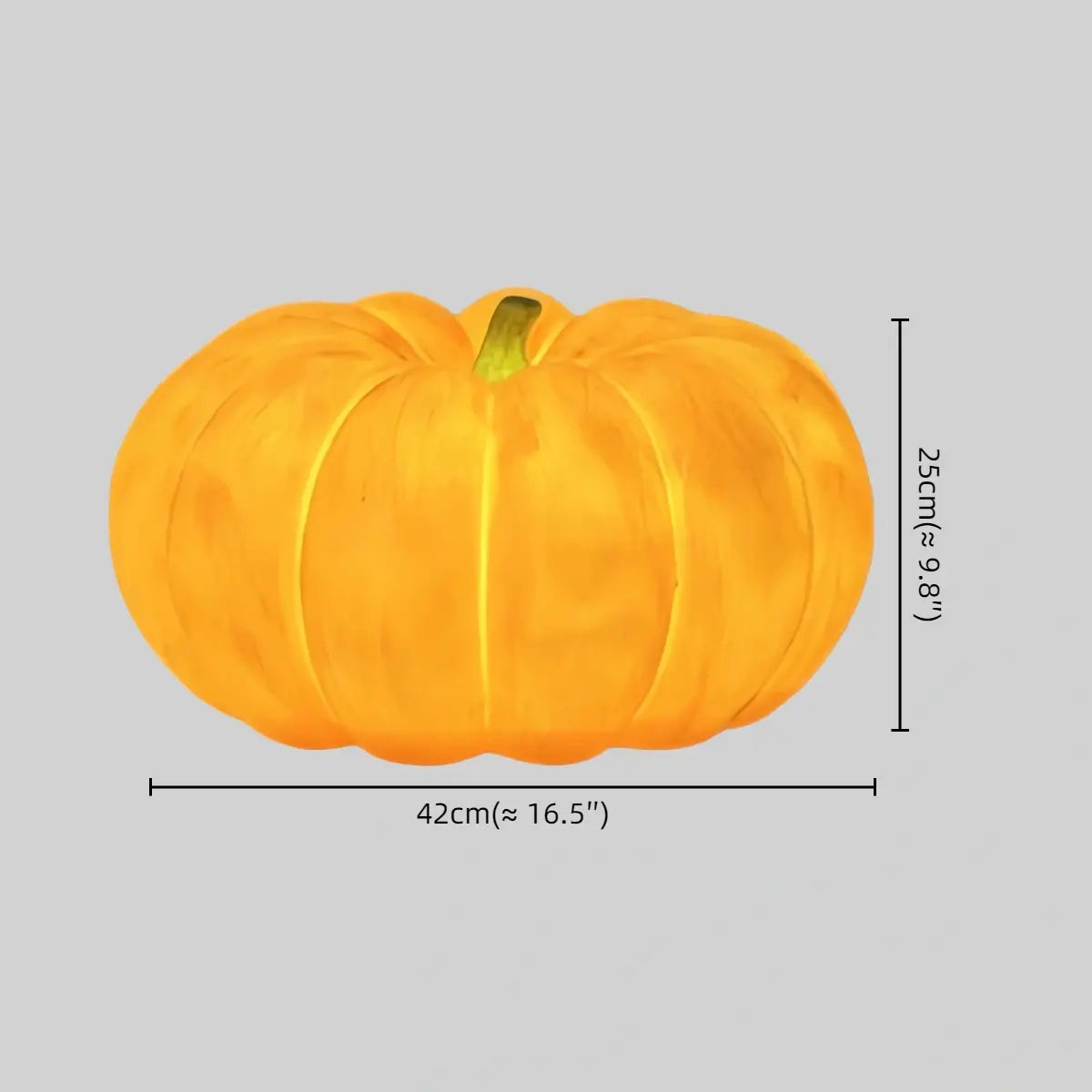 Vivara Farmhouse Pumpkin Floor Lamp--Resin for Outdoor Garden