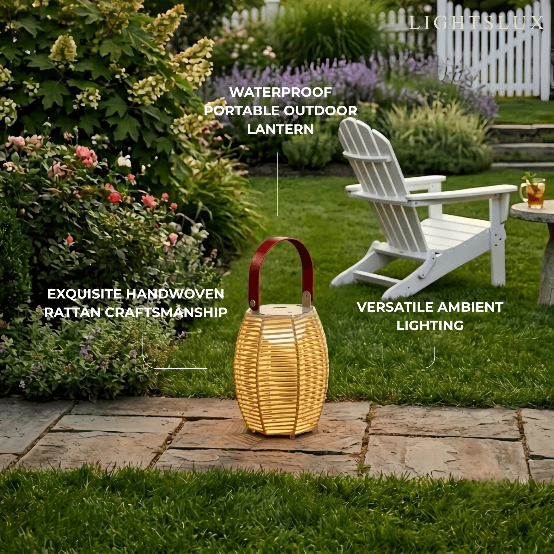 Solara Outdoor Floor Lamp--Die-cast Aluminum & Fiber for Outdoor