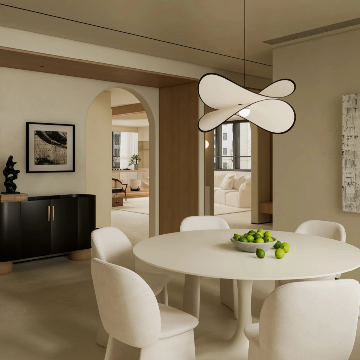 Velora Scandinavian Flow Pendant Light