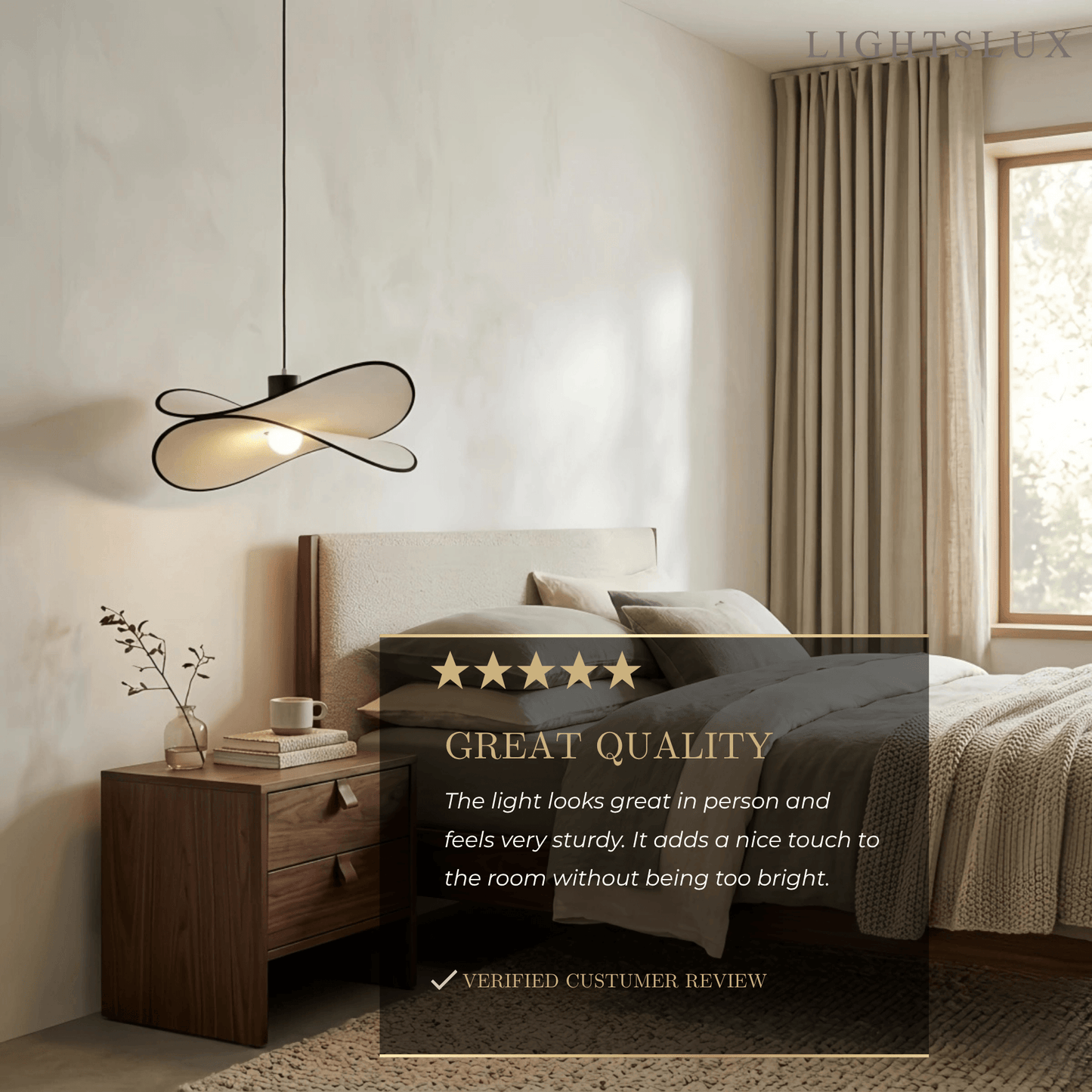 Velora Scandinavian Flow Pendant Light