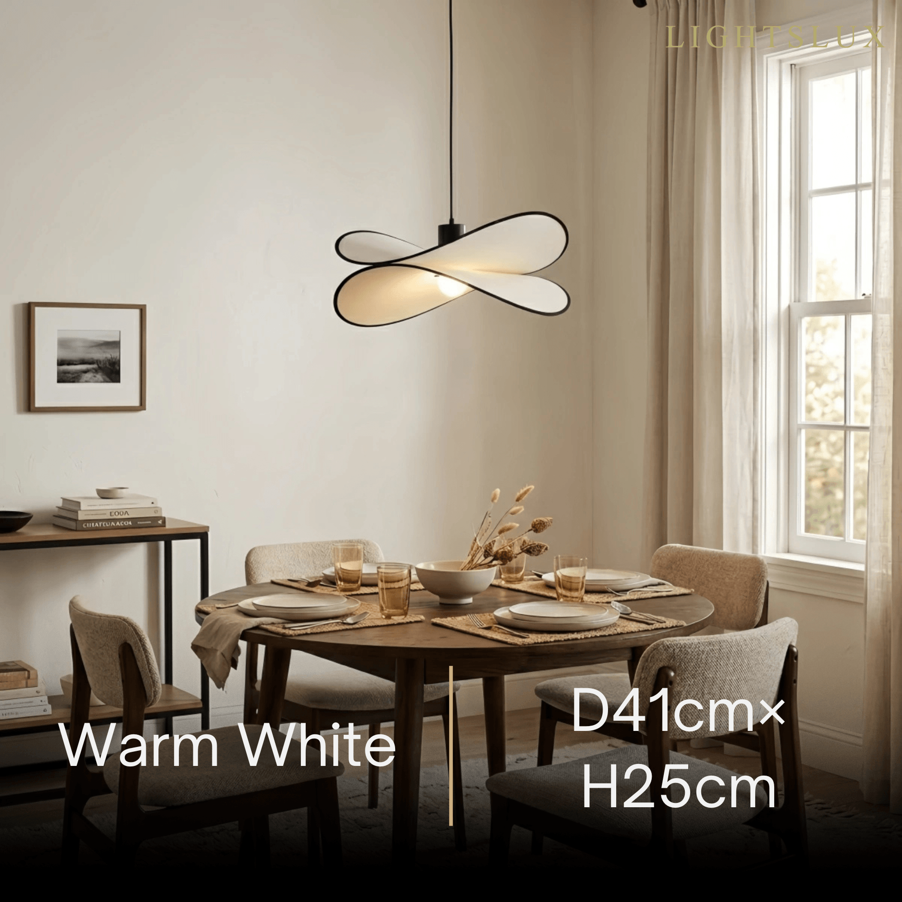 Velora Scandinavian Flow Pendant Light