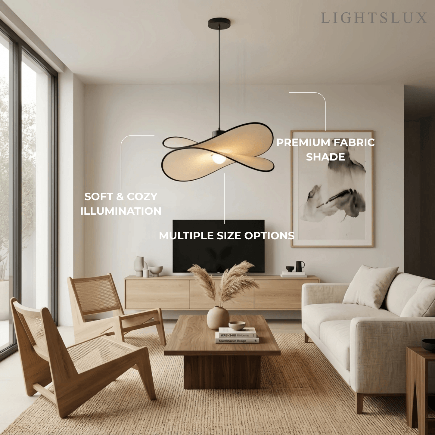 Velora Scandinavian Flow Pendant Light