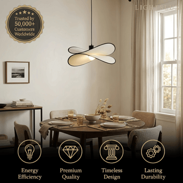 Velora Scandinavian Flow Pendant Light