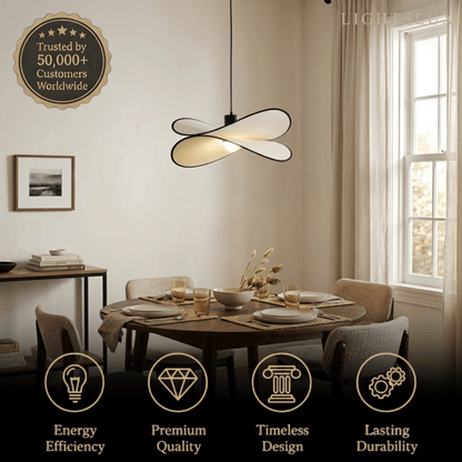 Velora Scandinavian Flow Pendant Light