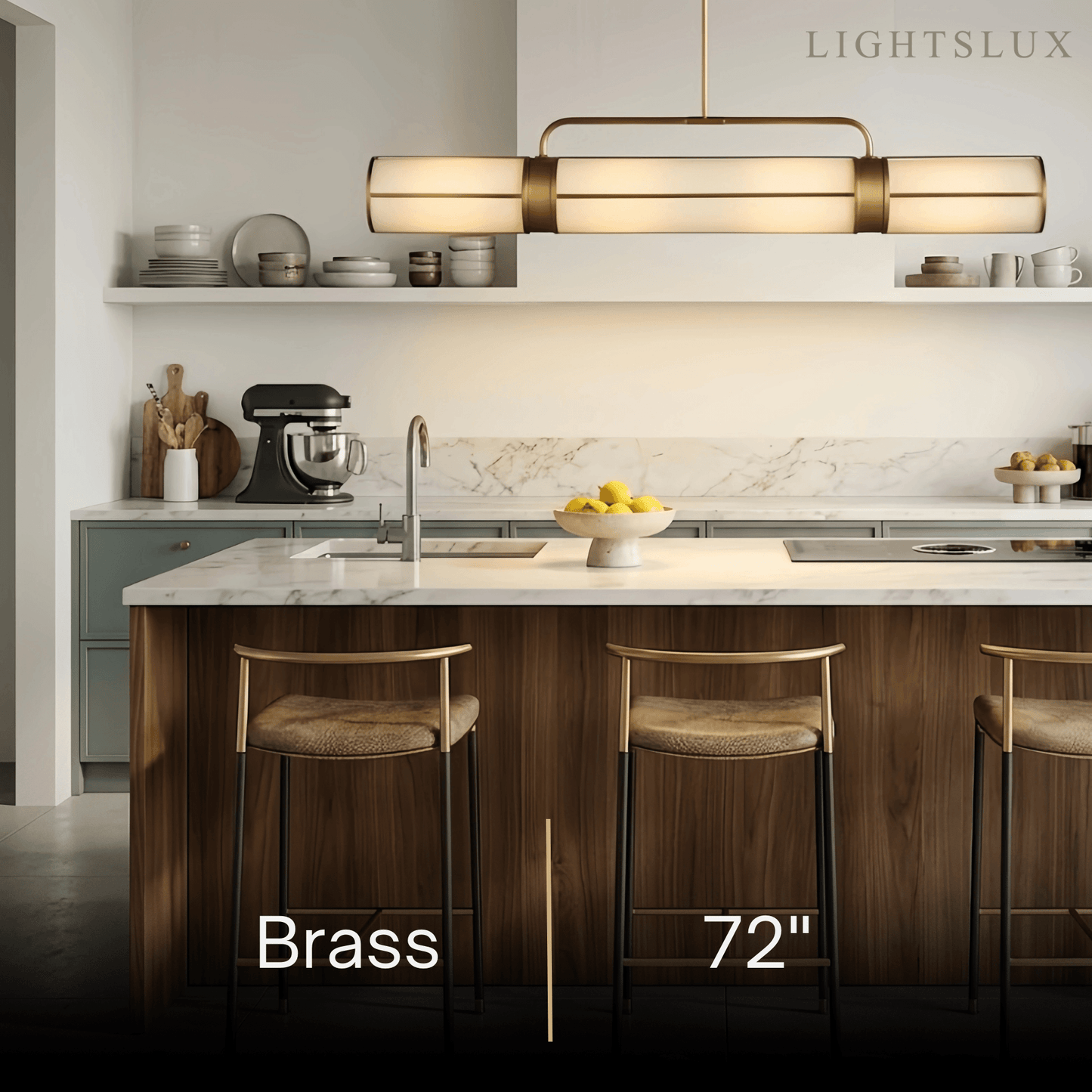 Modern Industrial Linear Pendant Light 