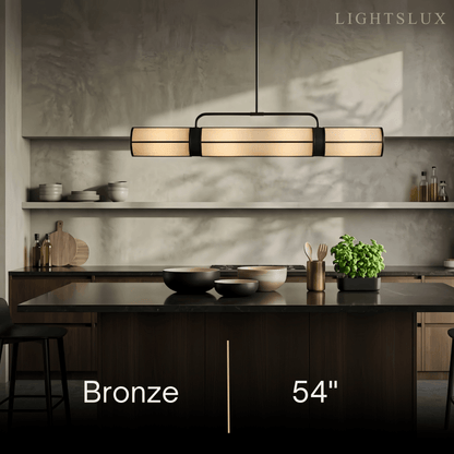 Modern Industrial Linear Pendant Light 