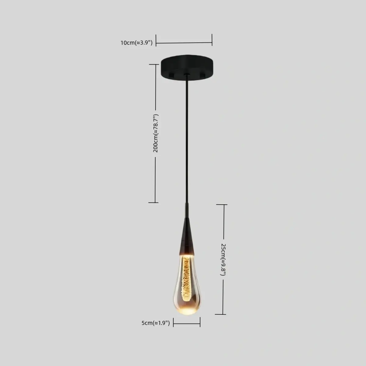 Excelis Industrial-Chic Linear Pendant Light 
