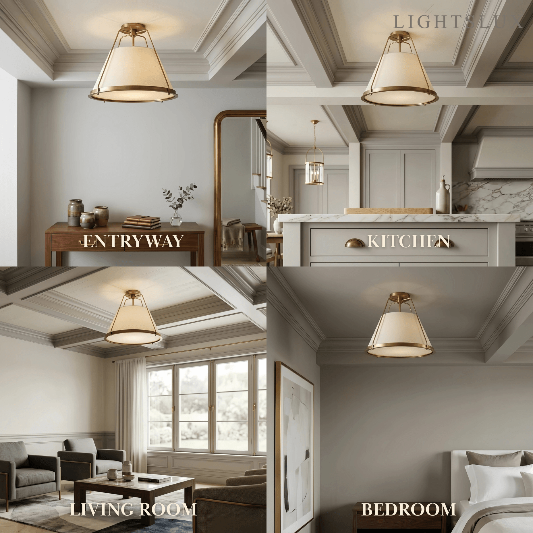 Modern Flushmount Ceiling Light 
