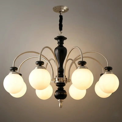 Velora_Classic_Wood_Glass_Chandelier