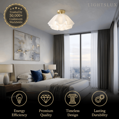 Velora Modern Flower-Shape Ceiling Light