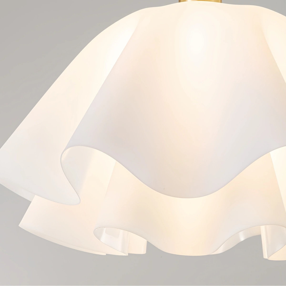 Velora Modern Flower-Shape Ceiling Light — Acrylic & Metal for Living Room