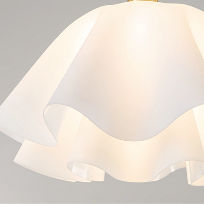 Velora Modern Flower-Shape Ceiling Light — Acrylic & Metal for Living Room