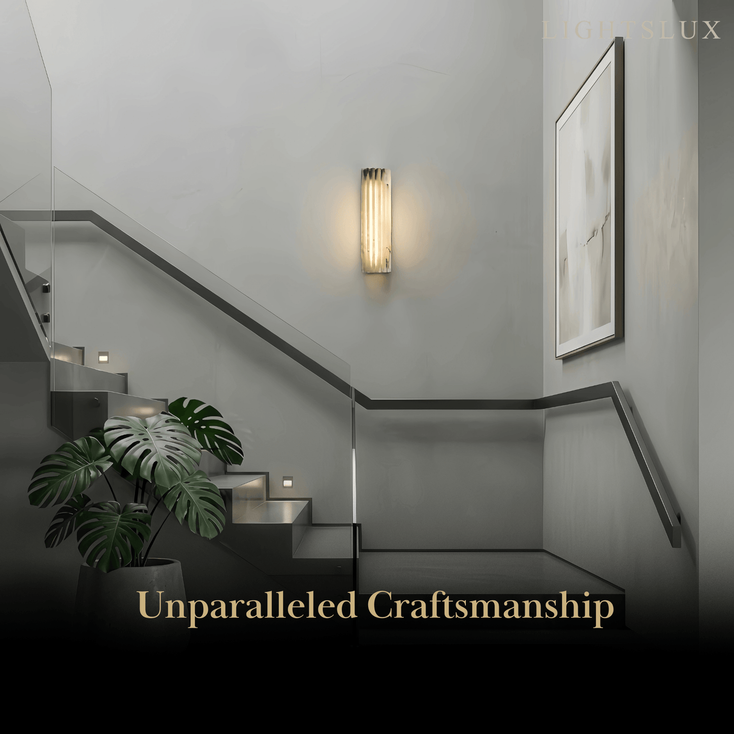 Alba Modern Alabaster Wall Light