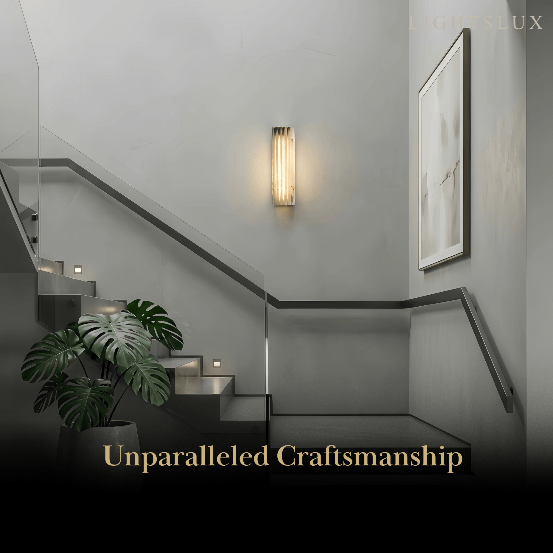 Alba Modern Alabaster Wall Light
