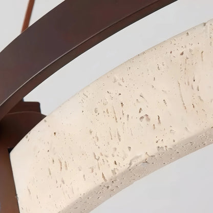 Modern Travertine Pendant Light