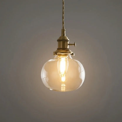 Vivara Vintage Glass Pendant Light  