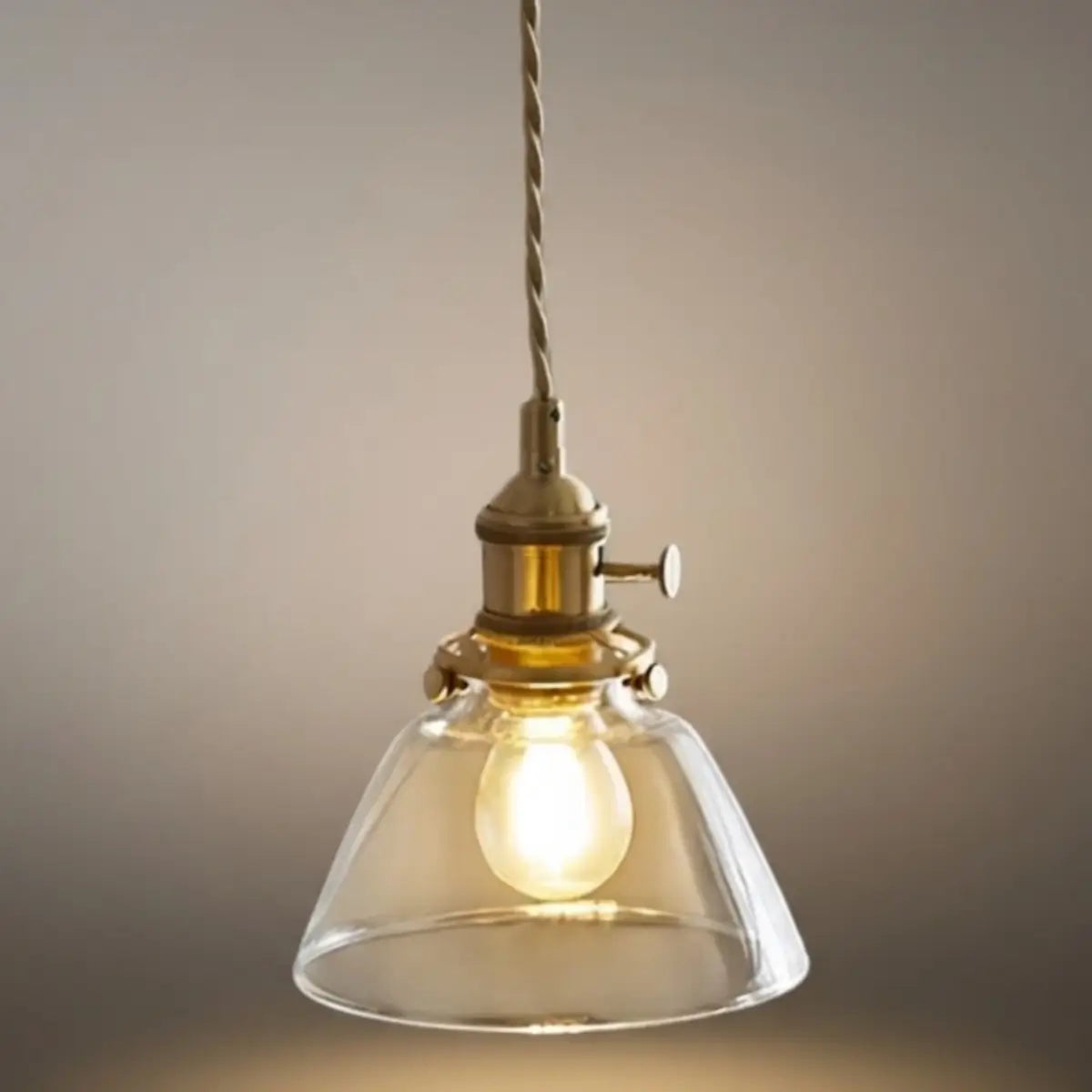 Vivara Vintage Glass Pendant Light  
