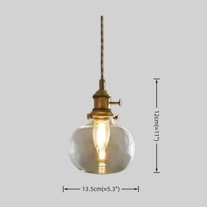 Vivara Vintage Glass Pendant Light  