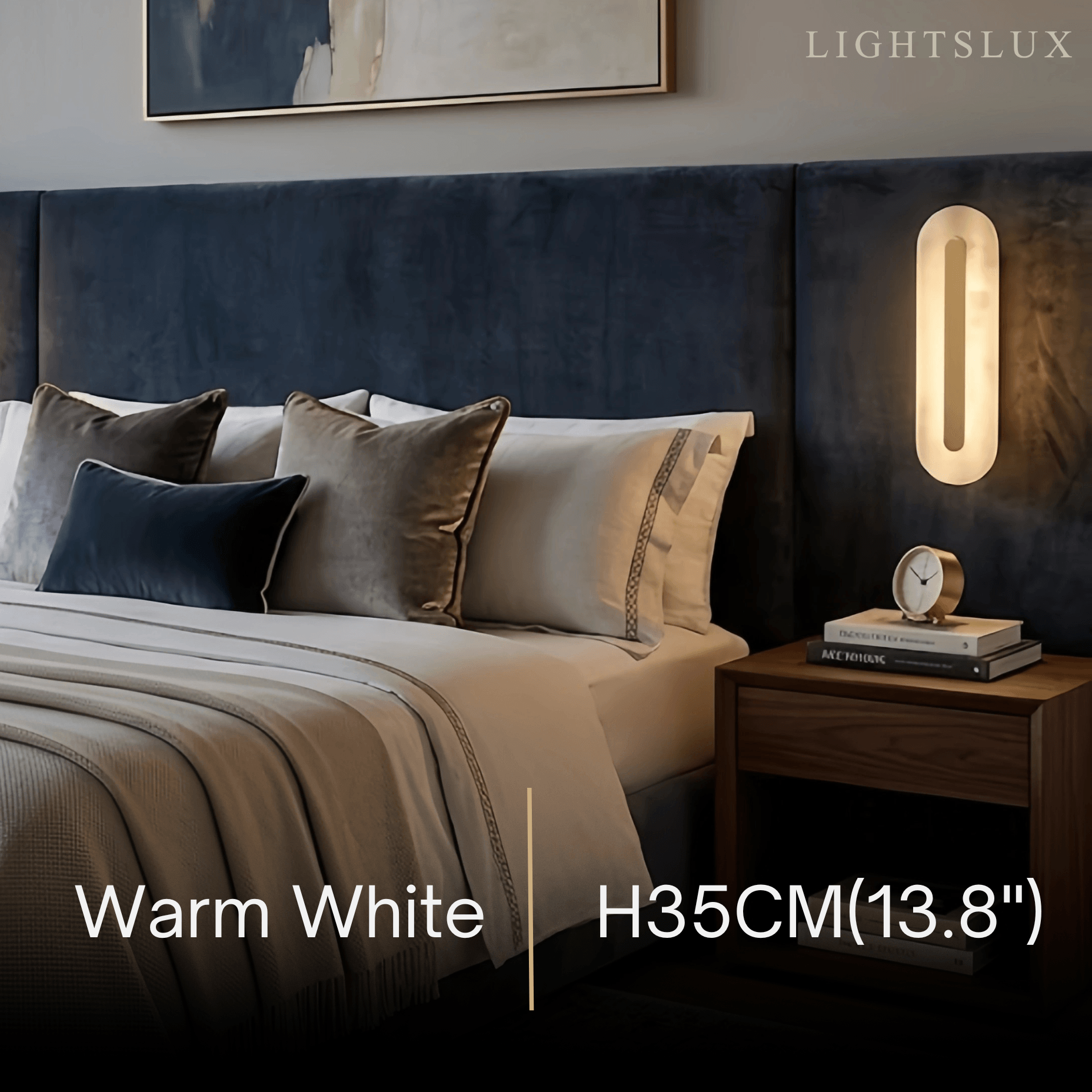 Alba Modern Alabaster Wall Light 