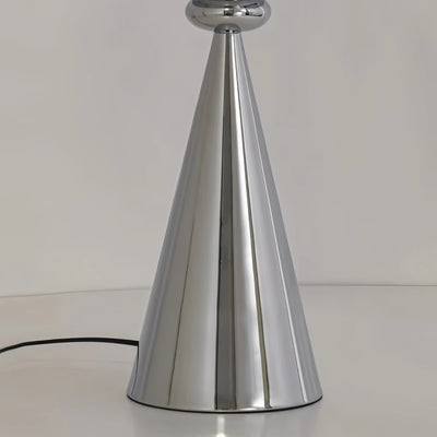 Contemporary Distorted Table Lamp – Metal & Acrylic