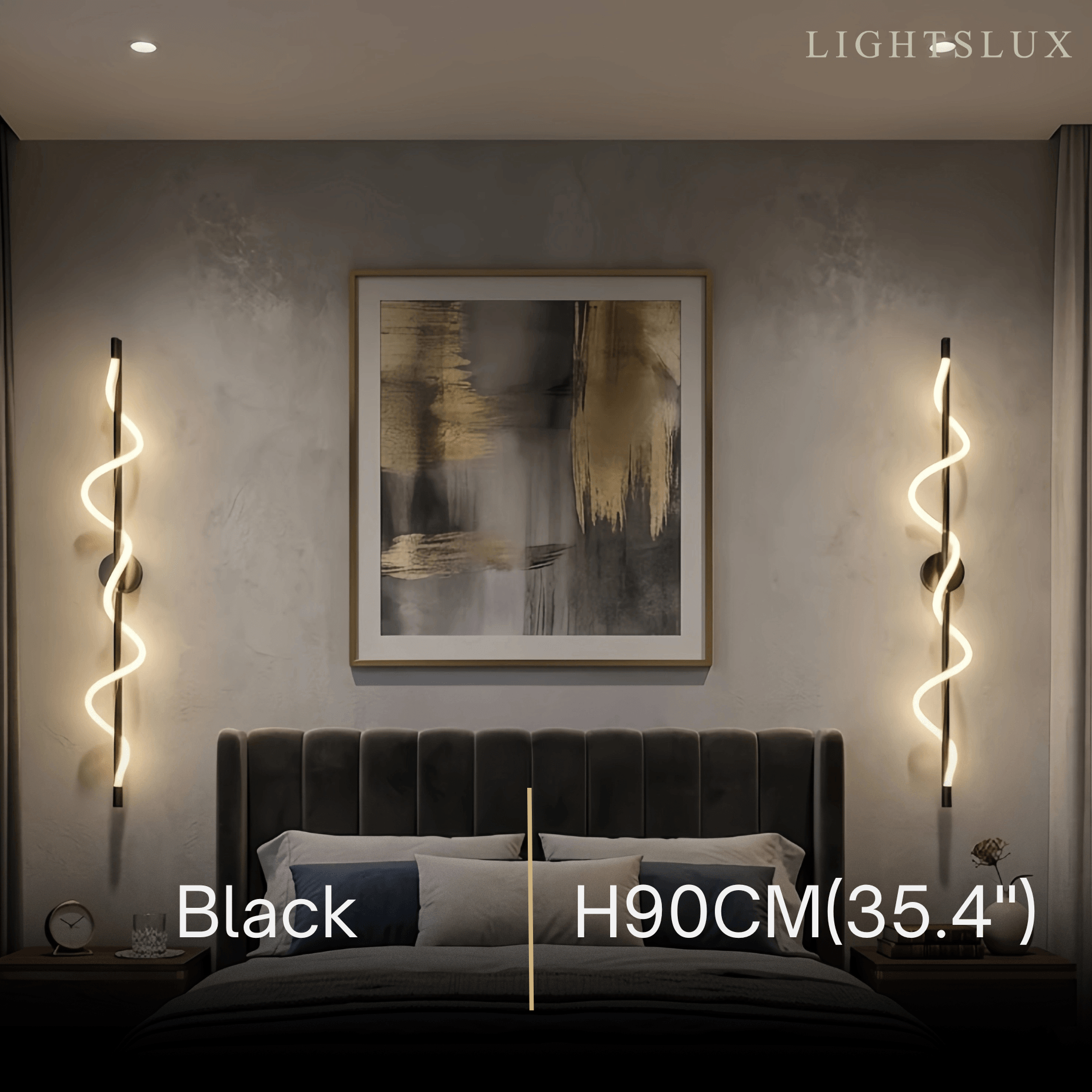Minimalist Wall Lamp — Rope & Brass with Dimmable Function for Bedroom Living Room