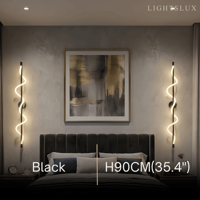 Minimalist Wall Lamp — Rope & Brass with Dimmable Function for Bedroom Living Room