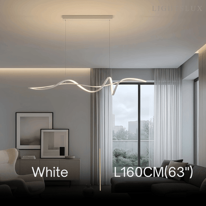 Modern LED Wave Pendant Light