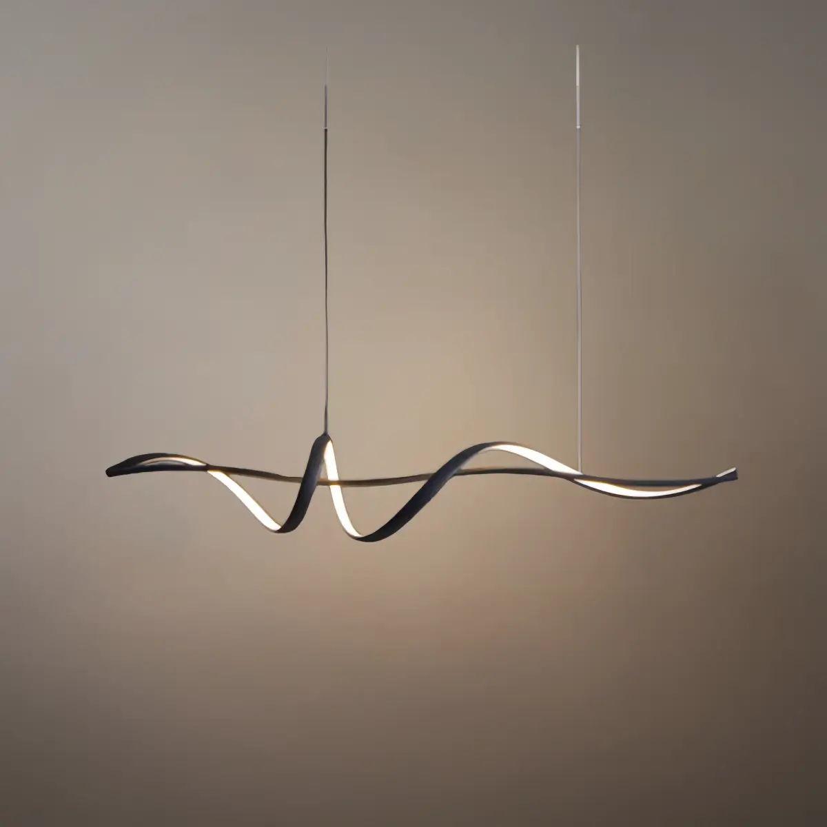 Modern LED Wave Pendant Light