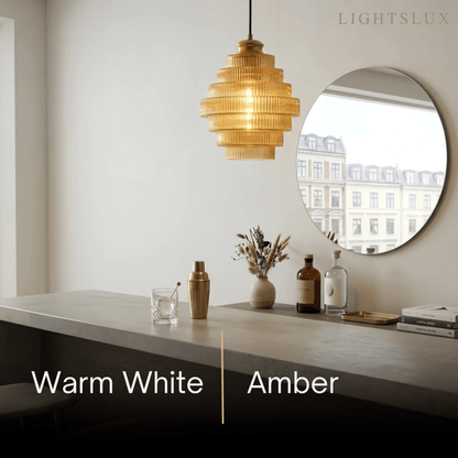 Vetro Modern Glass Pendant Light