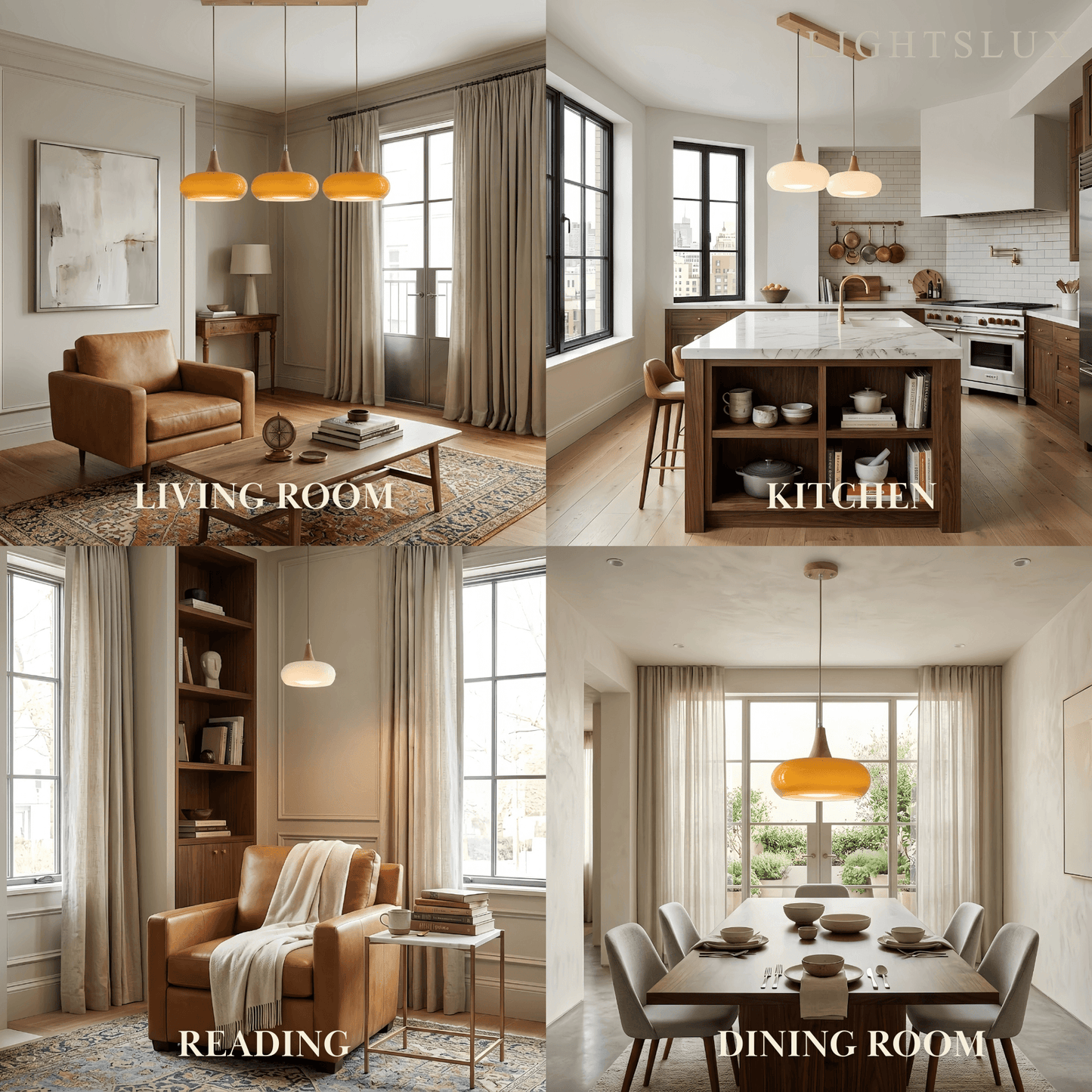 Modern Glass Pendant Light 