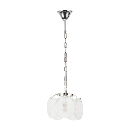 Modern Pendant Light — Hand-Dyed Glass & Metal with Multi-Color