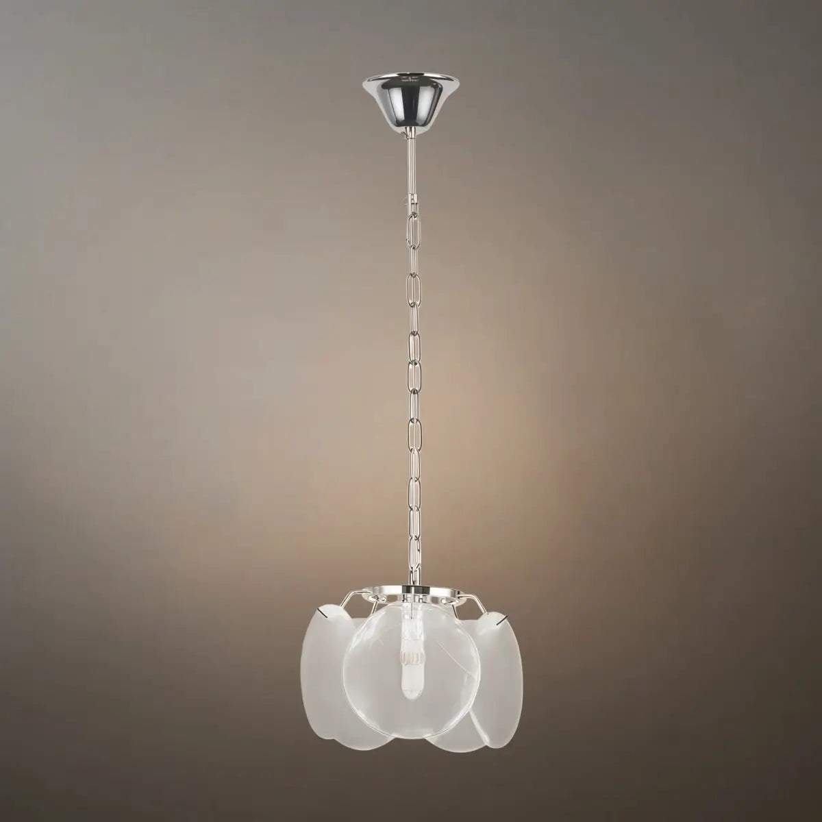 Modern Pendant Light — Hand-Dyed Glass & Metal with Multi-Color