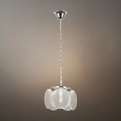 Modern Pendant Light — Hand-Dyed Glass & Metal with Multi-Color