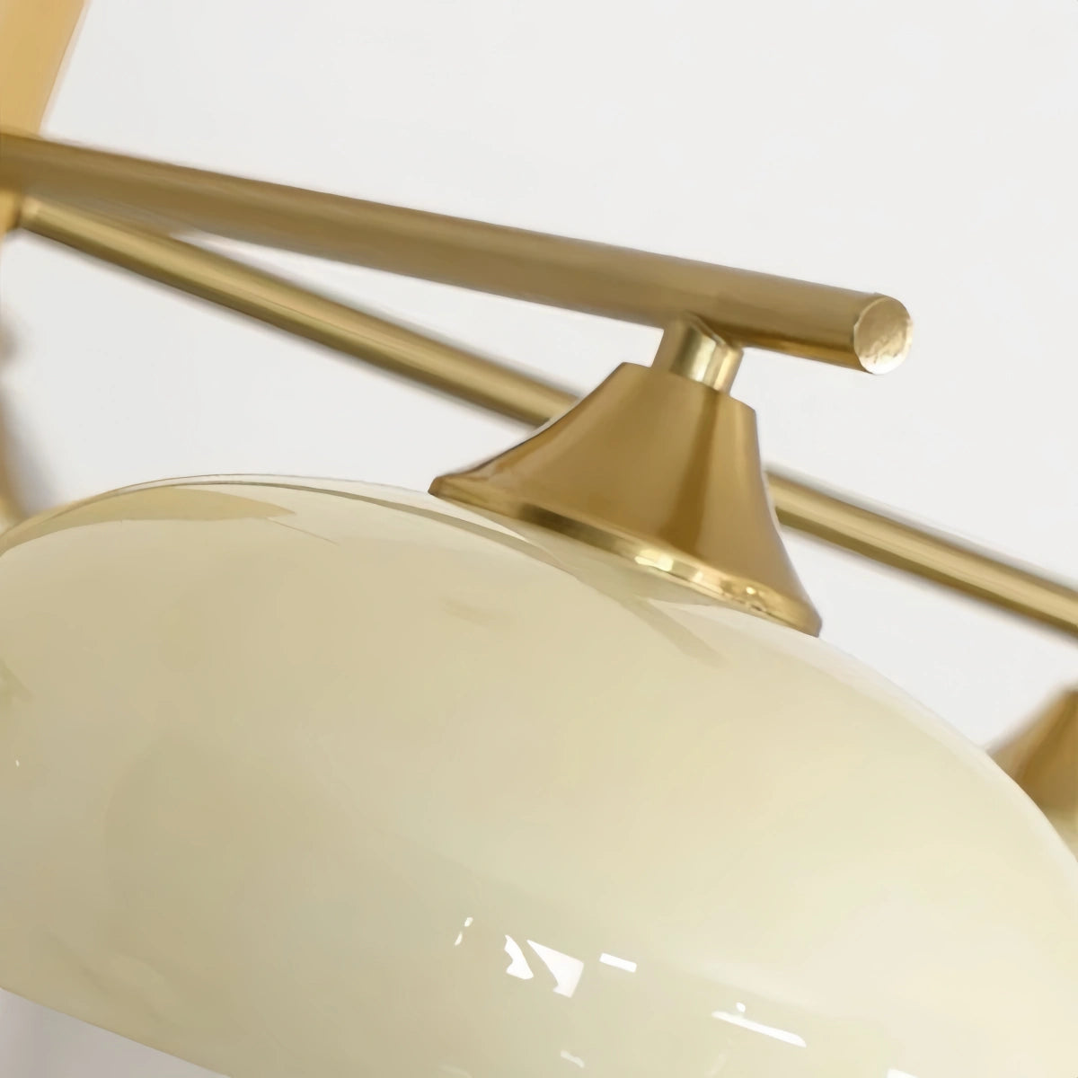Vetro Modern Wood & Glass Chandelier