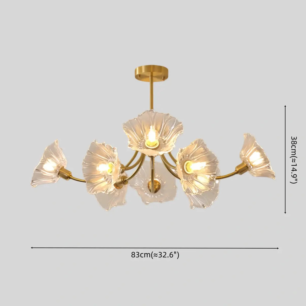 Vetro Modern Chandelier 