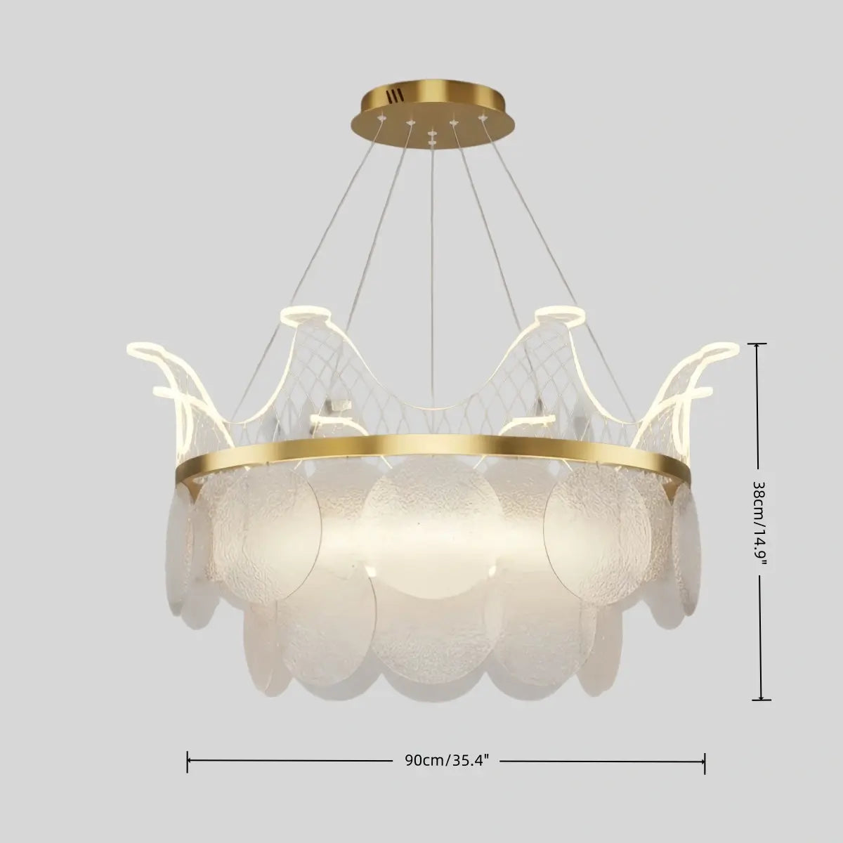 Modern Gold  Chandelier 